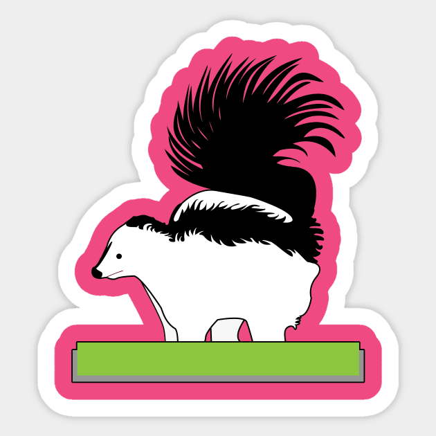 Skunk Sticker by momomoma